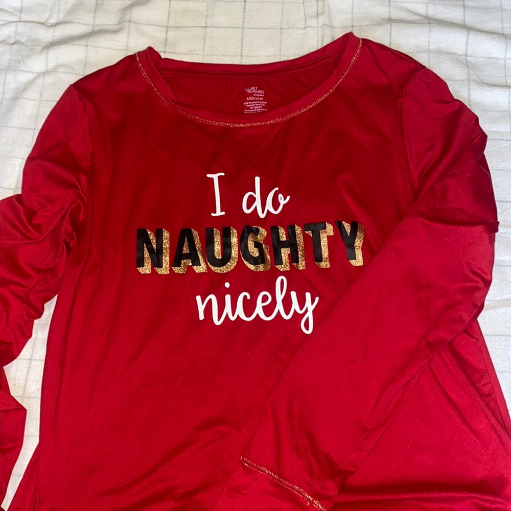 Christmas Pajama Top.